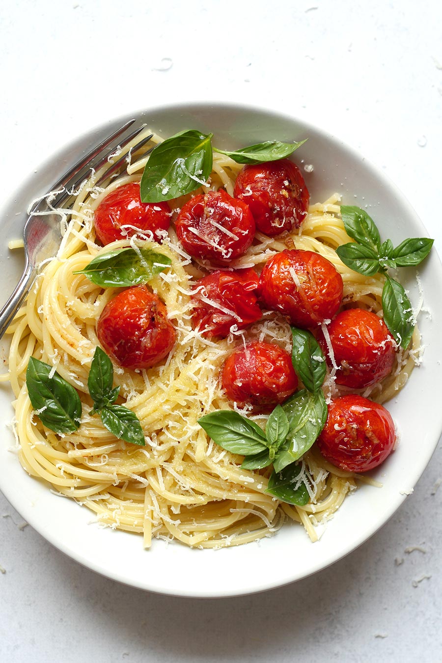 Pasta with Burst Tomatoes