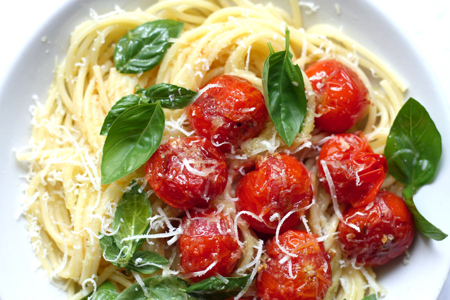 Quick Burst Tomato Pasta Recipe