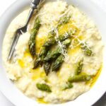 risotto with green asparagus