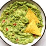 authentic guacamole with chips