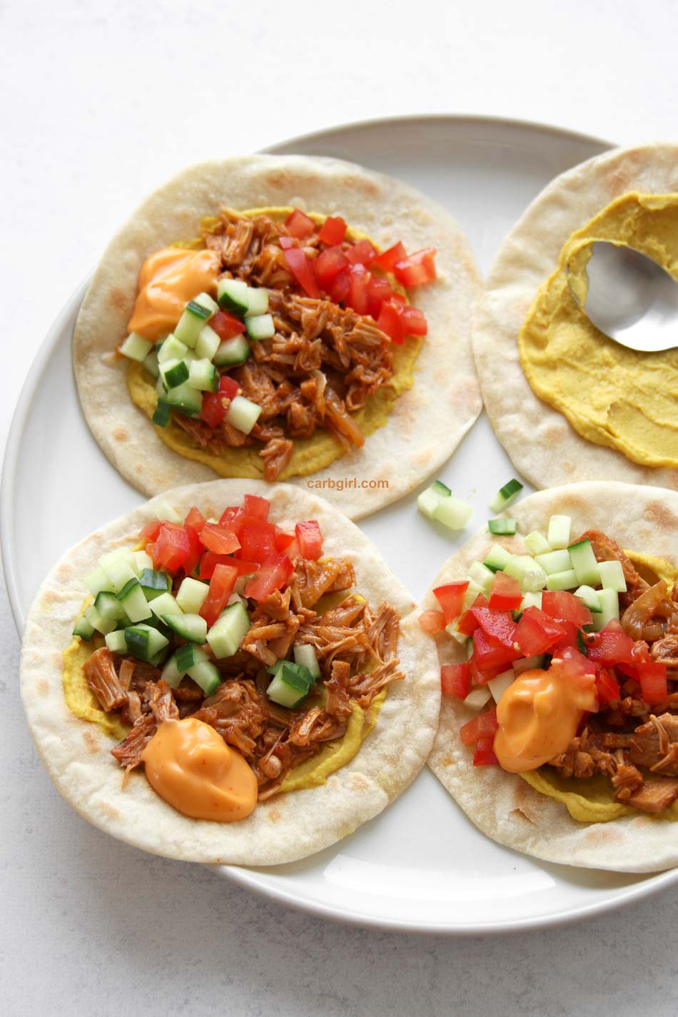 tacos with pulled jackfruit