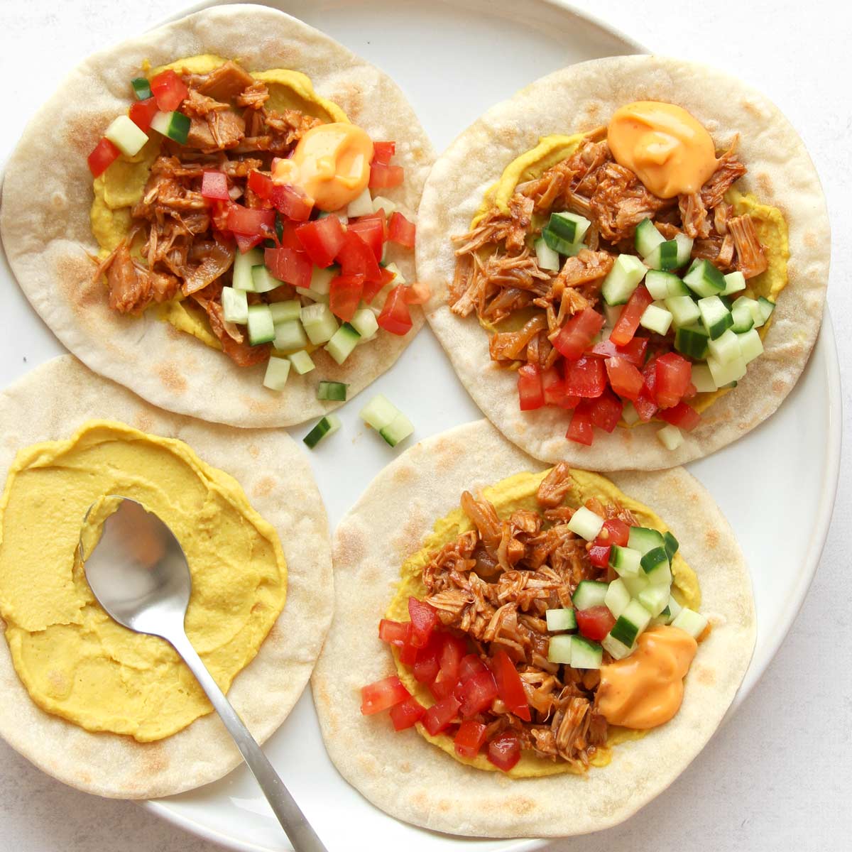 Recipe Pulled Jackfruit Tacos on plate