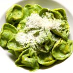 Tortellini Spinach Basil Sauce