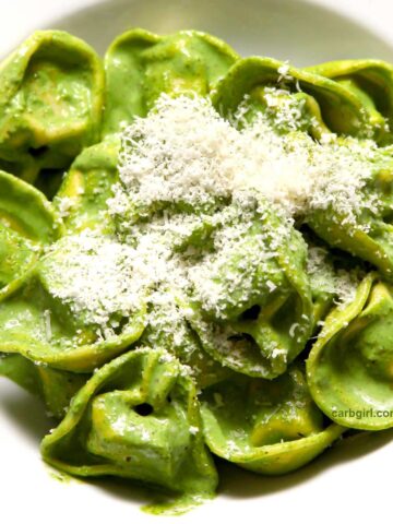 Tortellini Spinach Basil Sauce