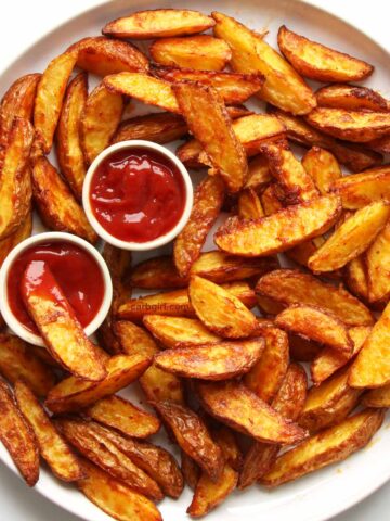 crispy baked potato wedges